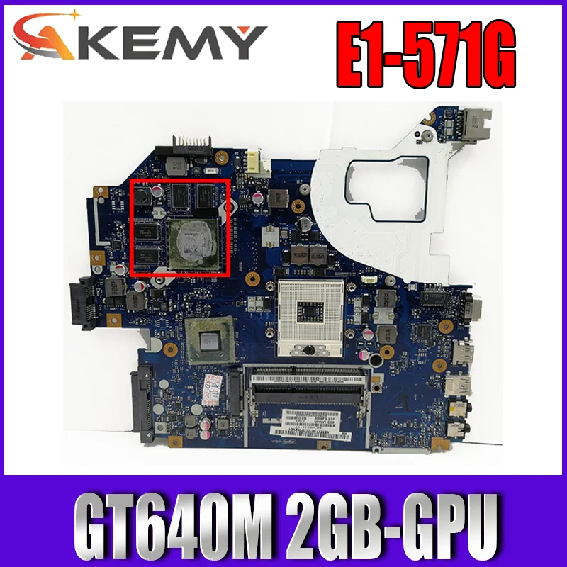 

For Acer aspire V3-571 V3-571G E1-571G Laptop Motherboard HM77 DDR3 NBRZP11001 Q5WVH LA-7912P GT640M 2GB Test OK Mainboard