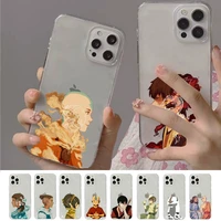 the last airbender phone case for iphone 11 12 13 mini pro xs max 8 7 6 6s plus x 5s se 2020 xr clear case