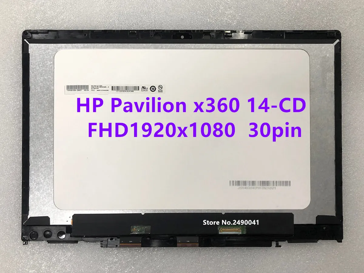 -  HP Pavilion x360 14-CD 14M-CD0001DX 14T-CD000       FHD1920x1080,  30pin, 14.0