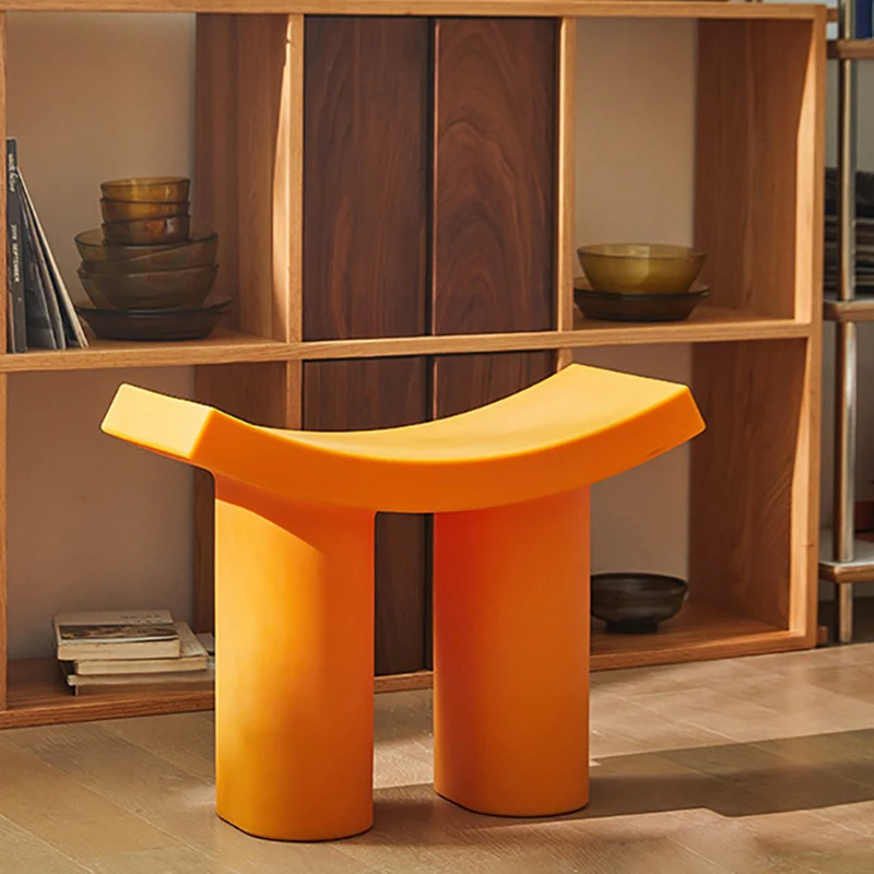 

Роскошный расслабляющий стул для ног, современный минималистичный портативный стул для гостиной, пластиковые табуреты для работы, товары д...