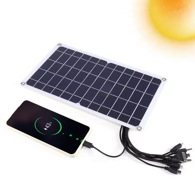 

Mini Solar Panel Solar Panel Charger For Camping 5V Waterproof Solar Panel Charging Tool For Outdoor Camping Hiking