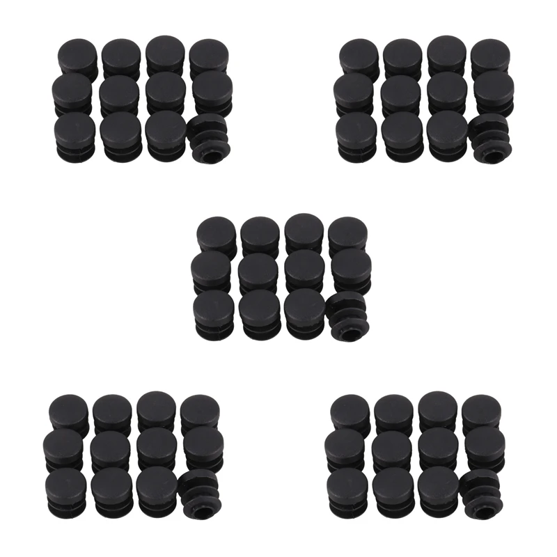 

Chair Table Legs Plug 14Mm Diameter Round Plastic Cover Thread Inserted Tube 60 PCS