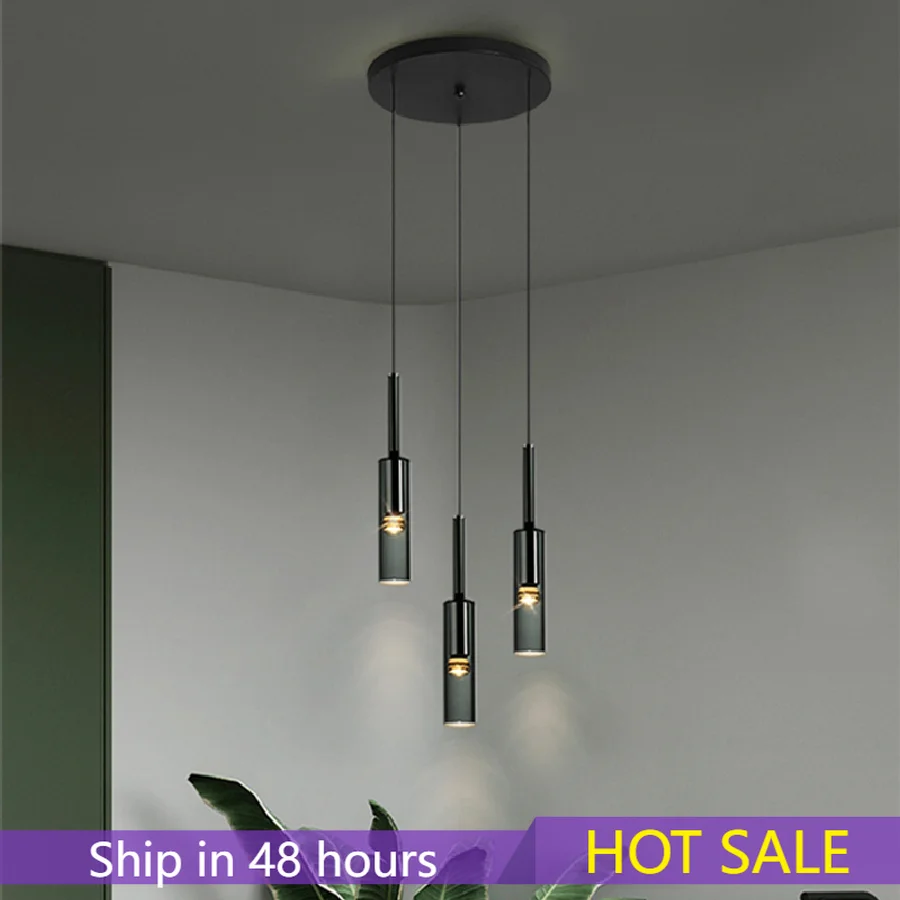 

Postmodern Glass Pendant Lamp Indoor Hanging Lamp Dining Table Chandelier Kitchen Island Light Living Room Bar Cafe Decor Light