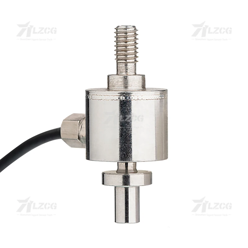 

100N 50N Mini Button Tension Compression Force Sensor Screw Threaded Rod Type Pull Push Load Cell Engineering Measuring 5kg 10kg