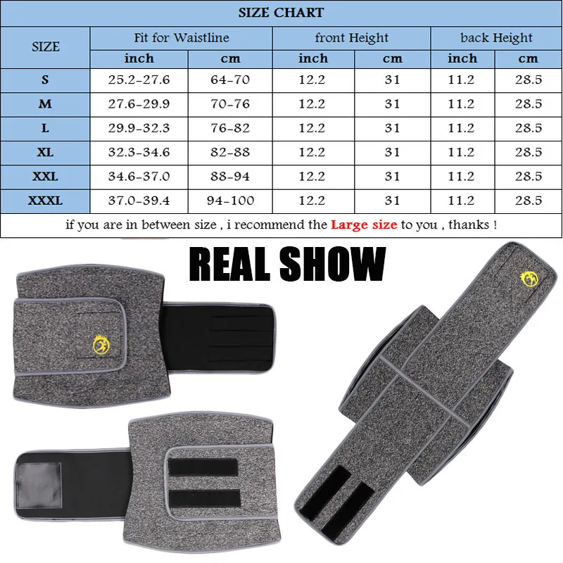 SEXYWG Sauna Sweat Belt Waist Trainer Corset for Weight Loss Fat Burning Sweat Belt Fajas Waist Cincher