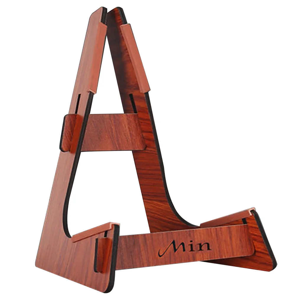 

Violin Stand Holder Floor Guitar Bracket Foldable Accessories Home Storage Ukeleles Wooden Type