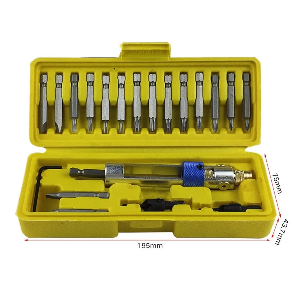 

Swap Drill Bit Kit Torx Bits for Screwdriver Set Flip Drive Half Time Drill Driver Swivel Head Hex Precision Driving Repair Tool