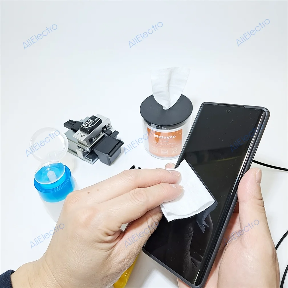 Metayco CL-Y100 салфетки для чистки волокон платформа без пыли бумажные