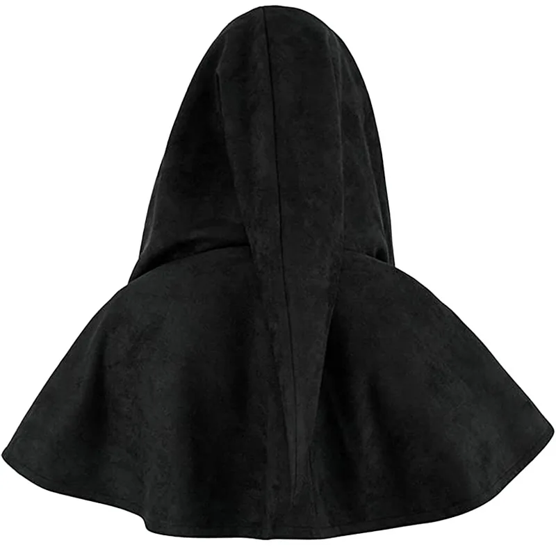 Средневековый священник монах волшебник Короткий плащ косплей-костюм шаль