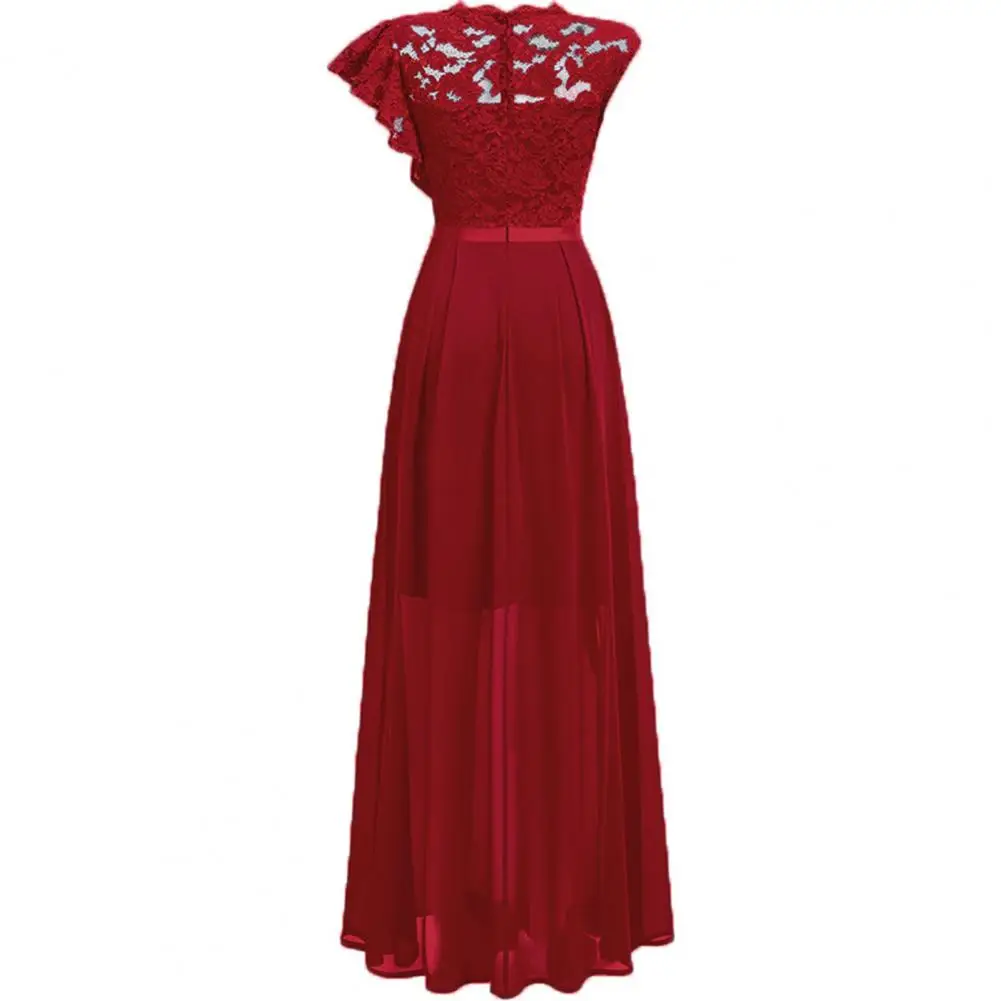 

Вечернее платье, облегающее платье на талии, дышащее приталенное платье, популярное вязаное кружевное платье с цветочным кружевом и цветочным подолом для подружки невесты