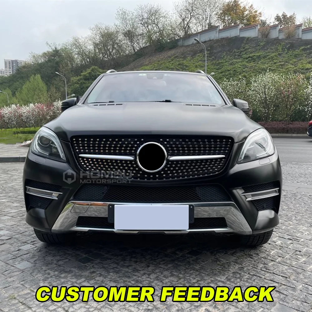 2012-2015 мл W166 GT R решетка Передняя для merced ML класс сетка panamerica Алмазная ML300 ML320 ML350 -