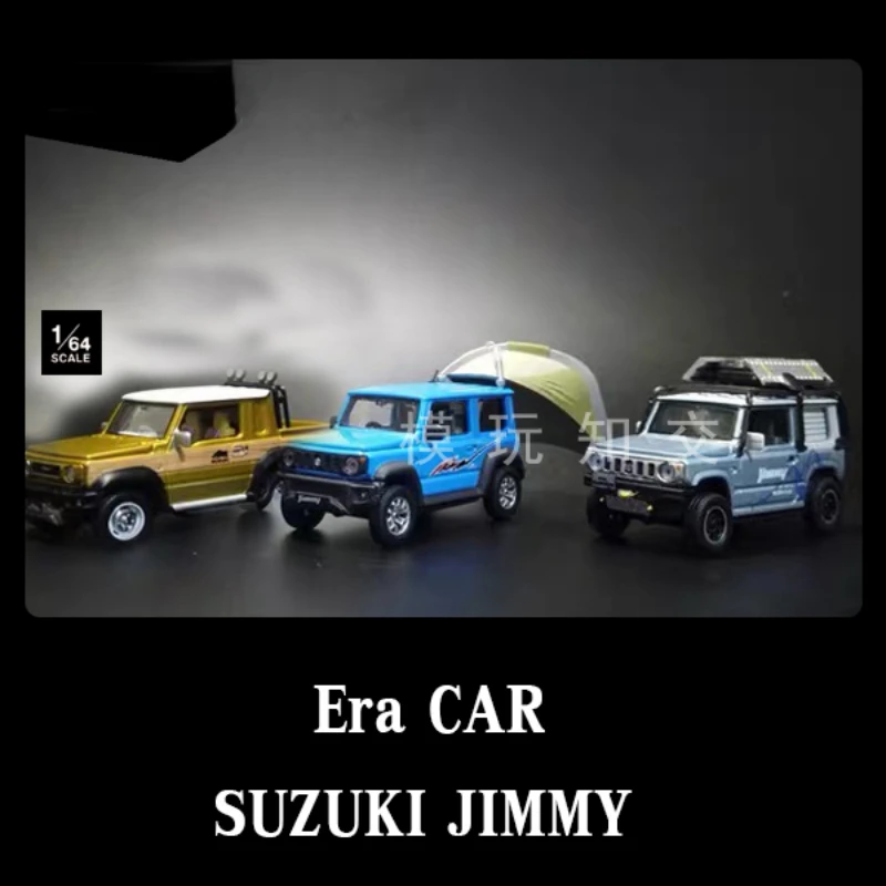 

Автомобиль Era 1:64 джимни внедорожник джип палатка издание ограниченная модель автомобиля из сплава коллекция точек орнамент подарок
