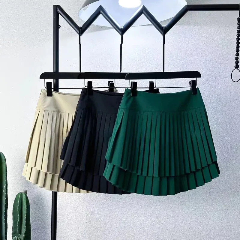 

Женская плиссированная юбка с высокой талией, зимняя короткая юбка с принтом