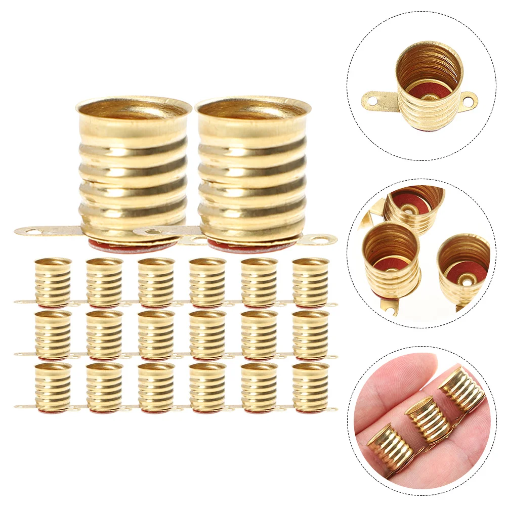 

50 Pcs Lamp Base E10 Bulb Lighting Accessories LED Bulbs Lamp Holder Light Bulb E10 Mini LED Bulb Socket
