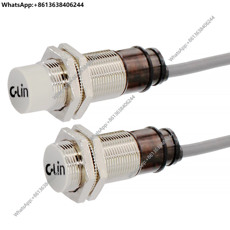 Фото Xinling LJM18M-10N1/P1/D1/A1 Индуктивный бесконтактный переключатель постоянного тока, трехпроводной NPN, нормально открытый, короткий цилиндр №5