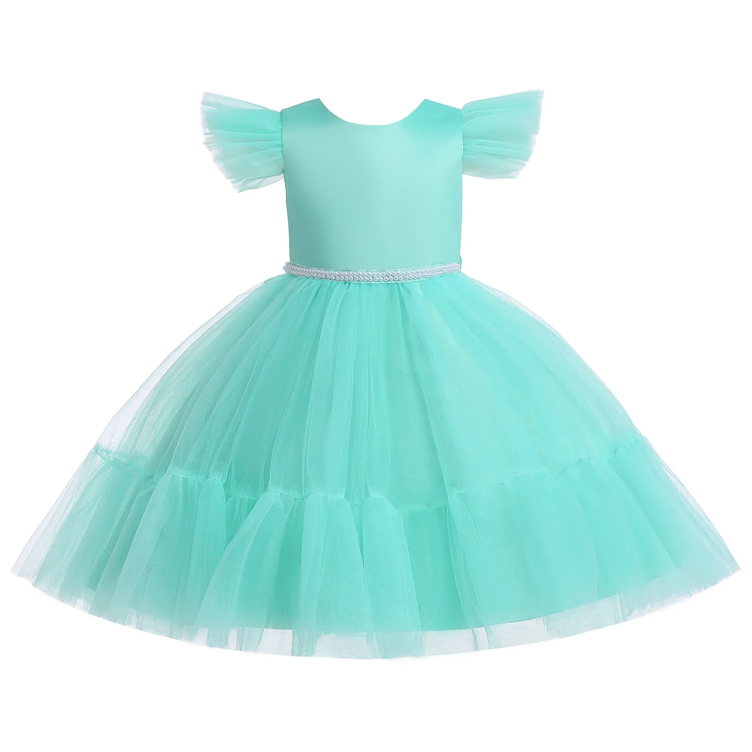 

Apple Green Pageant Kids Dresses For Girls Clothes Princess Girls Performance Dresses for Party and Wedding Prom 4-10Year