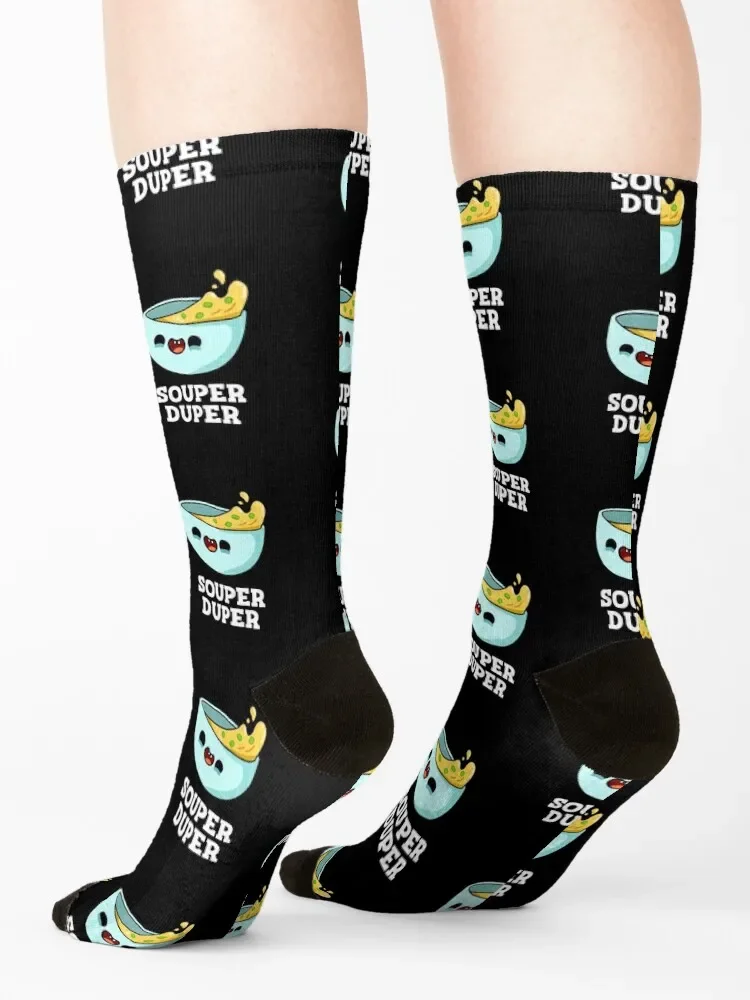 Смешные носки Souper Duper (Dark BG) Спортивная новинка подарок на день Святого Валентина