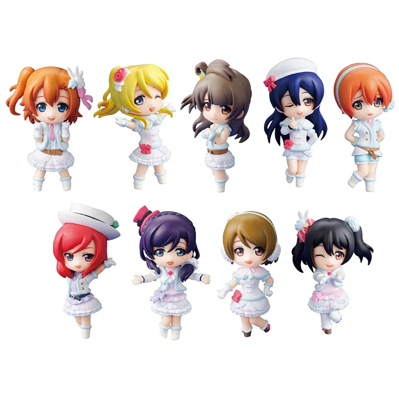 

Lovelive! Action Figure Dia Kurosawa Tsushima Yoshiko Kanan Matsuura Nico Yazawa Nozomi Tojo Umi Sonoda Clay Model Ornament Toys