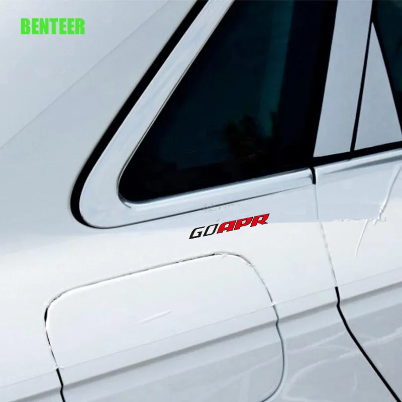 2Pcs APR Car Windows Sticker For Volkswagen RLINE GolfR GTI Polo CC Touran Audi Sline Quattro A4 A6 | Stickers