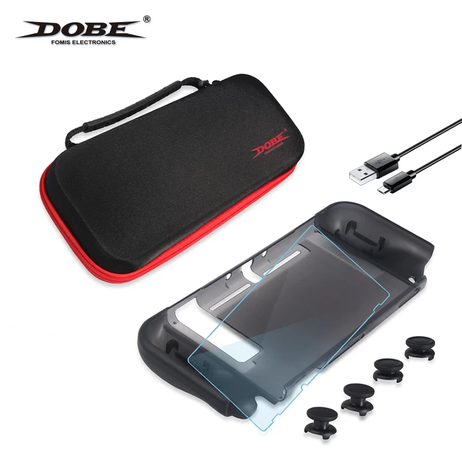

Storage Bag For Nintendo Switch Protector Case With 10 Game Card Slot Screen Protector Pack Silicone Cap for Switch Bag