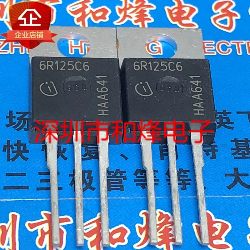 

10pcs 100% orginal new 6R125C6 IPP60R125C6TO-220 600V 30A