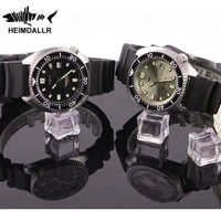 heimdallr sharkey automatic watch men nh35a mens mechanical watches diving watch 300m 316l stainless steel c3 luminous dial