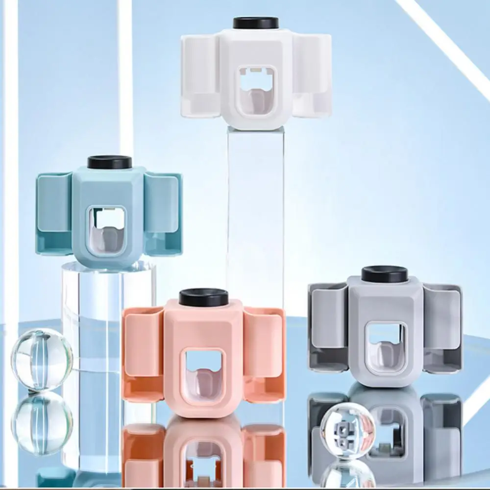 

Storage Rack Toothbrush Holder Elastic Design Bathroom Toothpaste Toothbrush Shelf Non-perforated Electric Toothbrush Holder Hot