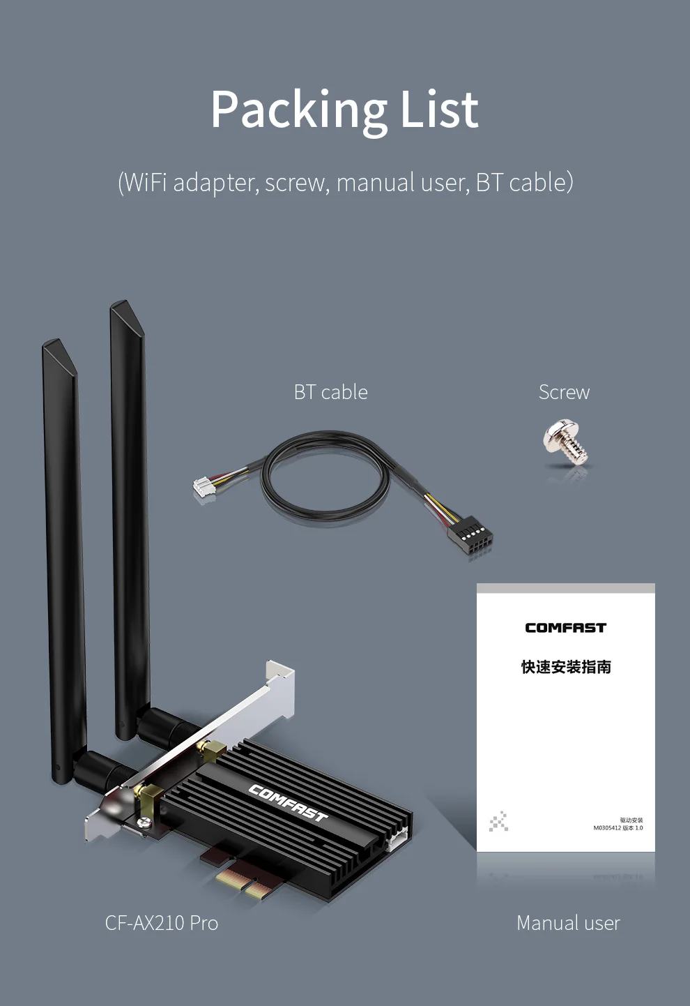 Tri band Wi-Fi 6E AX210 Bluetooth 5.2 беспроводной 3000/5374 Мбит/с 2 4G/5 ГГц/6G WiFi 802.11AX/AC PCI Express сетевой