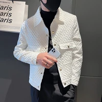 2022 vintage jacket men solid color bomber jacket men patchwork lattice long sleeve jackets coat men pilot jacket size s 3xl