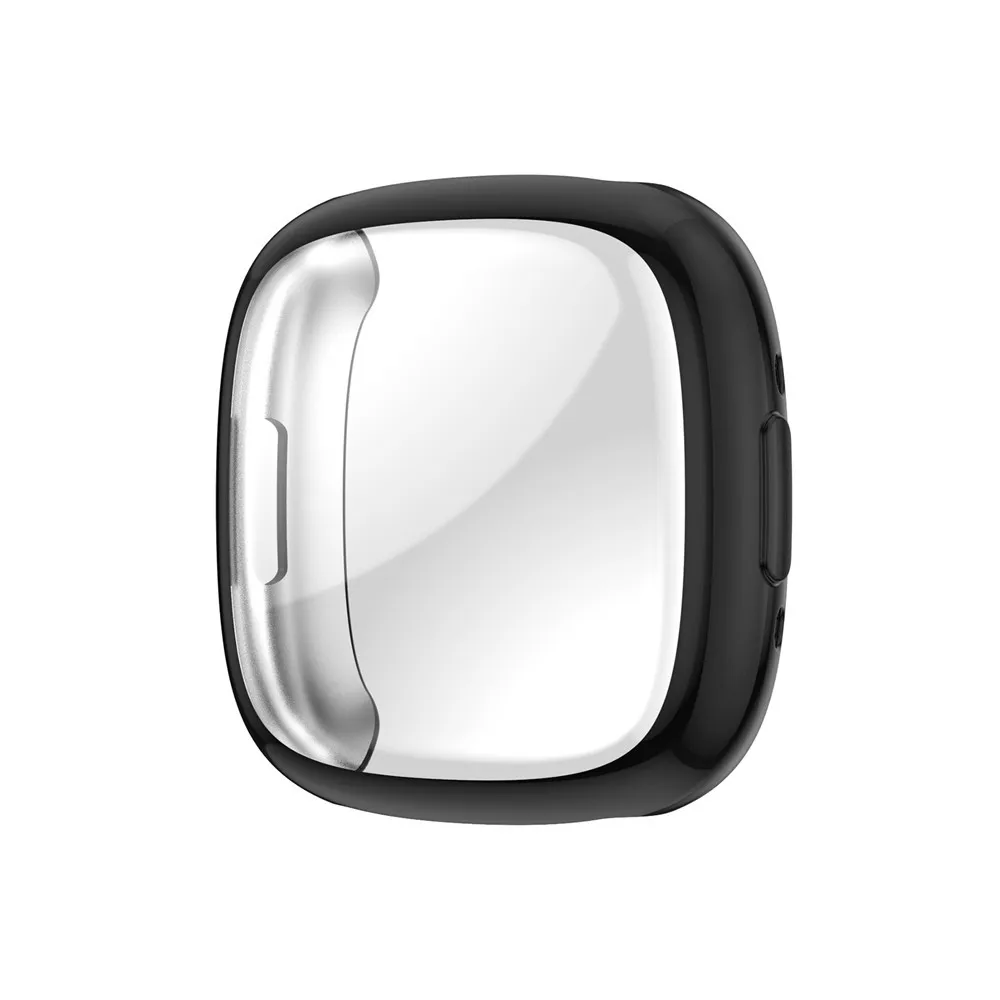 

Plating Protector Cover Glass Screen Protectors For Fitbit Versa4 PC Full Coverage Case Shell Protective Case For Fitbit Versa 4