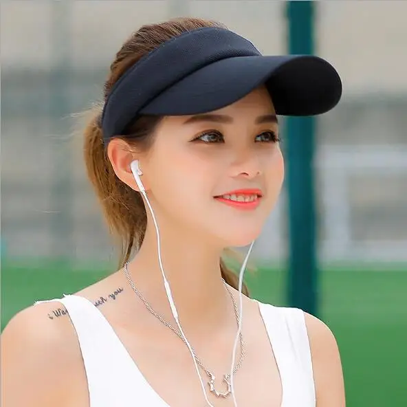 Girls Hat Beach Sunhat Sport Headband Classic Adjustable Sun Sports Visor Baseball Cap