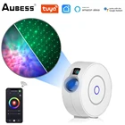 Проектор Tuya Smart Star, WiFi, лазерный проектор звездного неба, развевающийся ночник, светодиодная подсветка, цветное приложение, беспроводное управление, Совместимость с Alexa