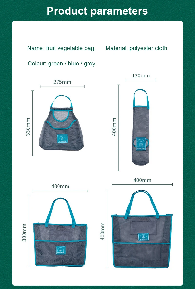 Сетчатая Сумка для хранения овощей лука картофеля 4 вида подвесные сумки дышащая