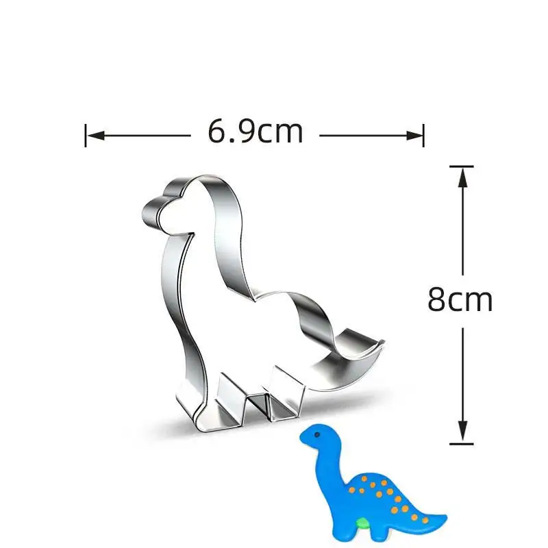 

Cooking Tools Jurassic Theme Metal Cutters Mould Cookie Mold New Dinosaur Cookie Cutter Stainless Steel Cut Candy Biscuit Mold