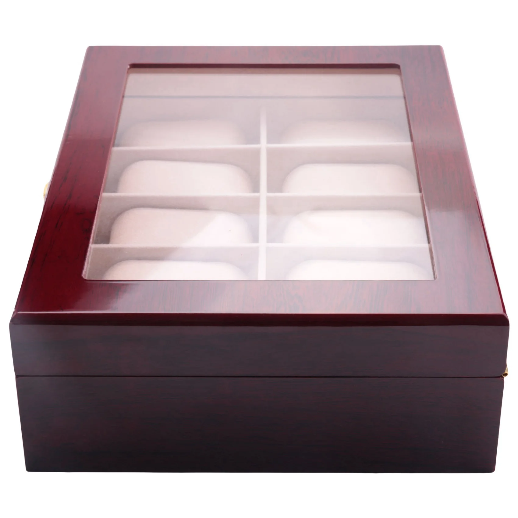 Роскошная деревянная коробка для часов держатель мужских органайзер ювелирных