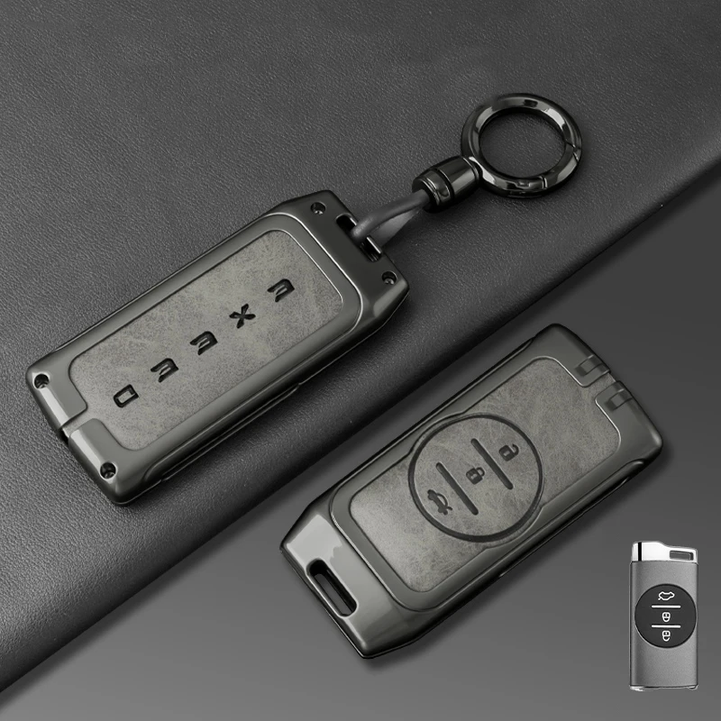 

Чехол для автомобильного ключа из сплава для Chery EXEED Exeed Txl Tx Lx 2019-2024, защитный чехол для ключа, сумка, брелок с пряжкой, автомобильные аксессуары