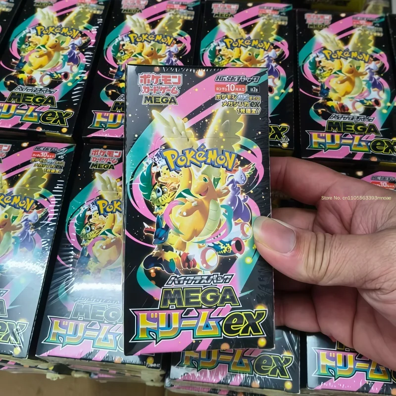 Фото В наличии: Коллекционная карточная игра Pokémon PCTG Mega Trading Card Blind Box M5 Abyss Eye M2a Super Dream – Аниме-мерч, подарок на день рождения №2