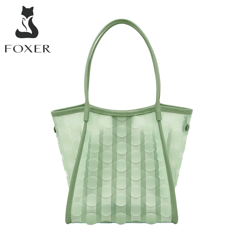 

FOXER Brand Women Handbag Vintage Messenger Bags Mini Totes Fashion Crossbody Shoulder Bag Female Underarm Bag Composite Bag