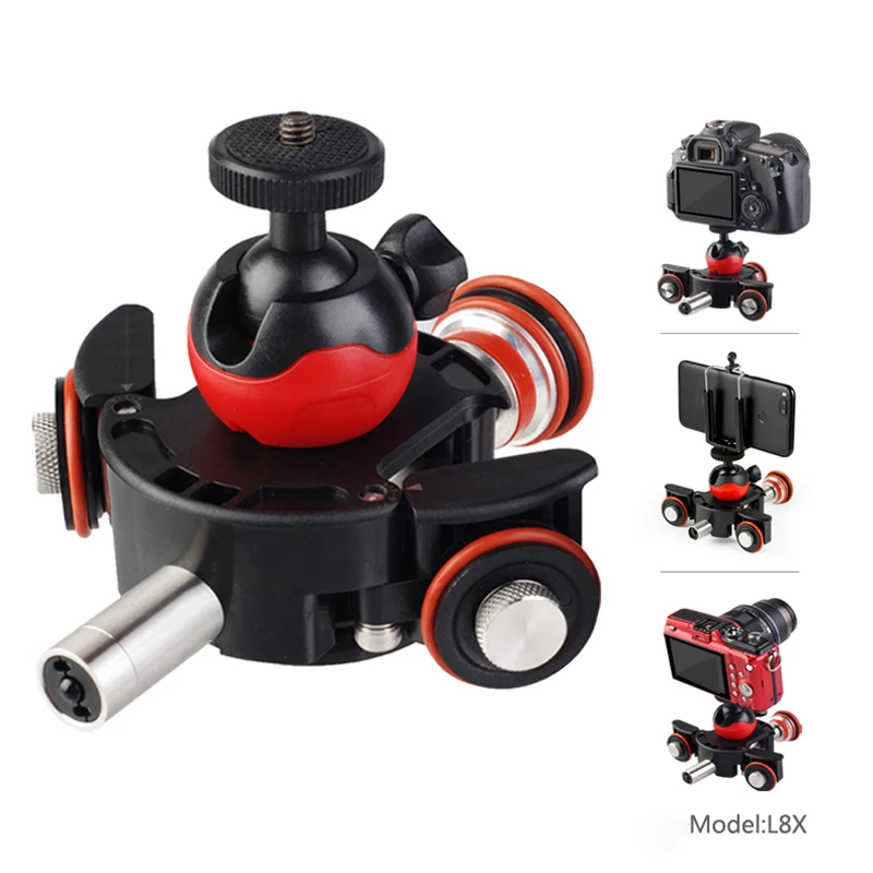 

Camera Video Track Dolly Motorized Remote Control Electric Slider Motor Dolly Truck Car for Nikon Canon Sony Camera Smartphone