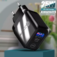 25w pd usb c charger for iphone 13 pro max 12 11 xs xr mini fast chargeur type c qc 3 0 quick charging cable phone accessories