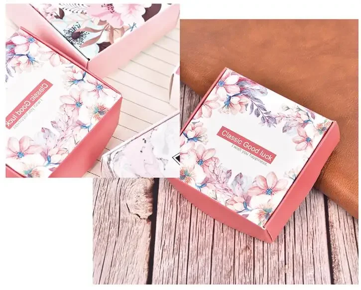 Новинка 50 шт. бумажная коробка с цветами в виде мыла свечи печенья конфеты