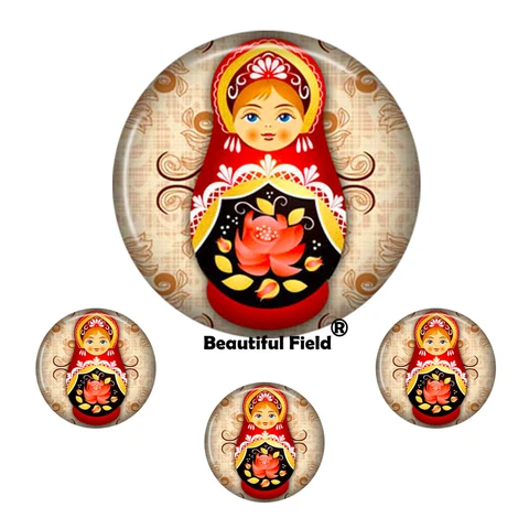 Кабошоны JiangXuan стеклянные круглые