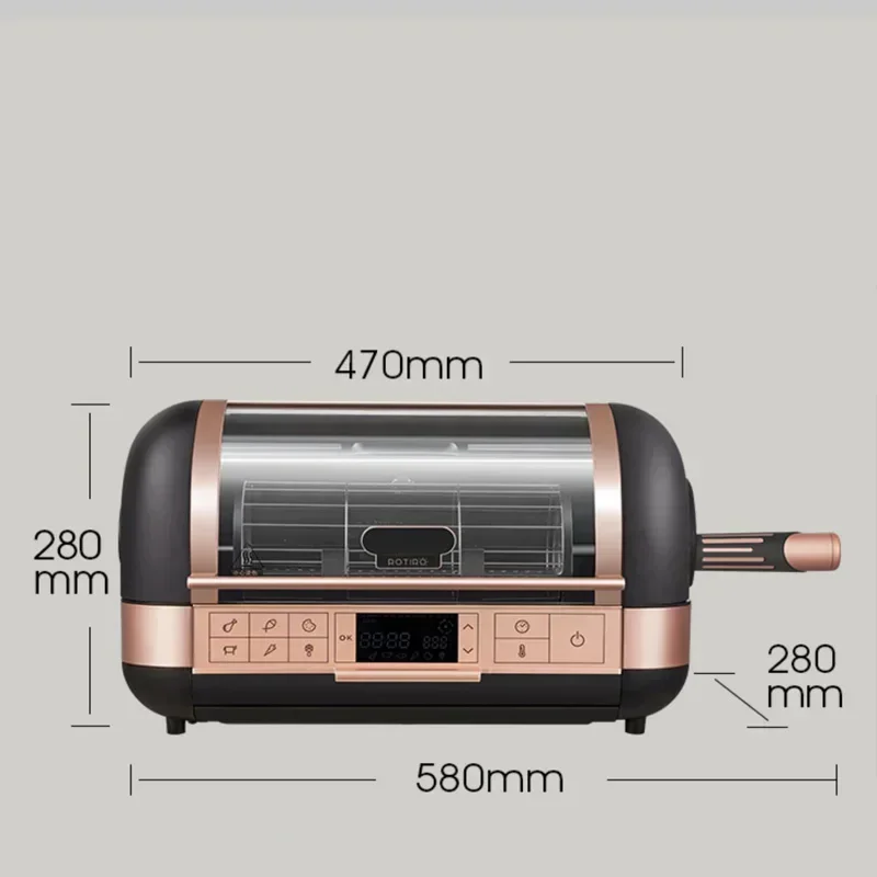 12л электрическая духовка воздушная бытовая маленькая многофункциональная