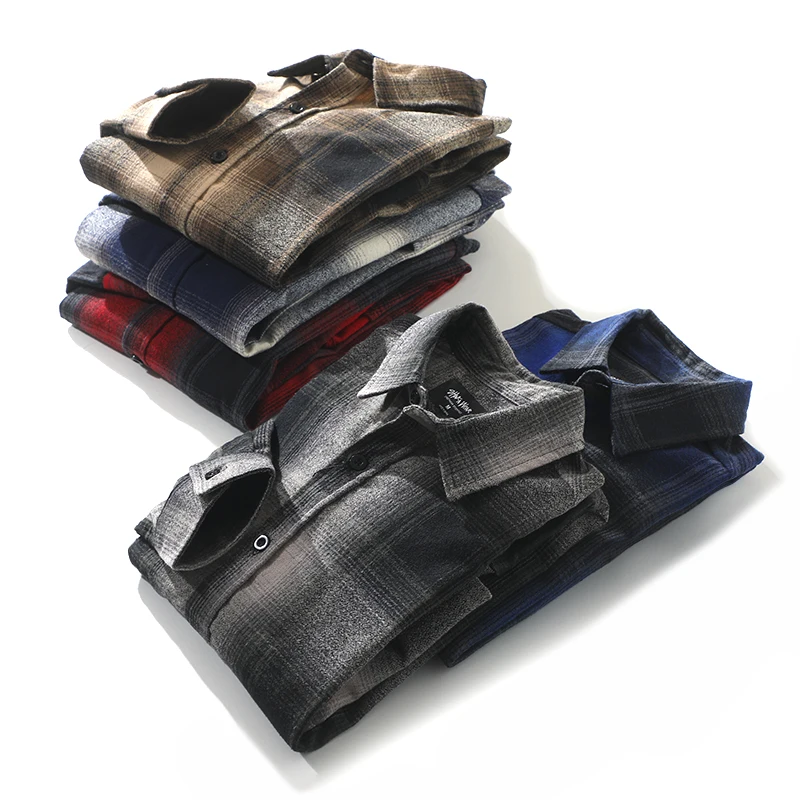 Мужская клетчатая рубашка