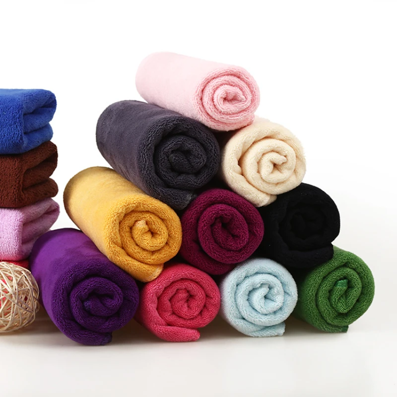 

2PC Multifunctional Cleaning Car Wash Towel Thickened Absorbent Housekeeping Cleaning Rag Beauty Salon Head Towel Wipe Car Towel