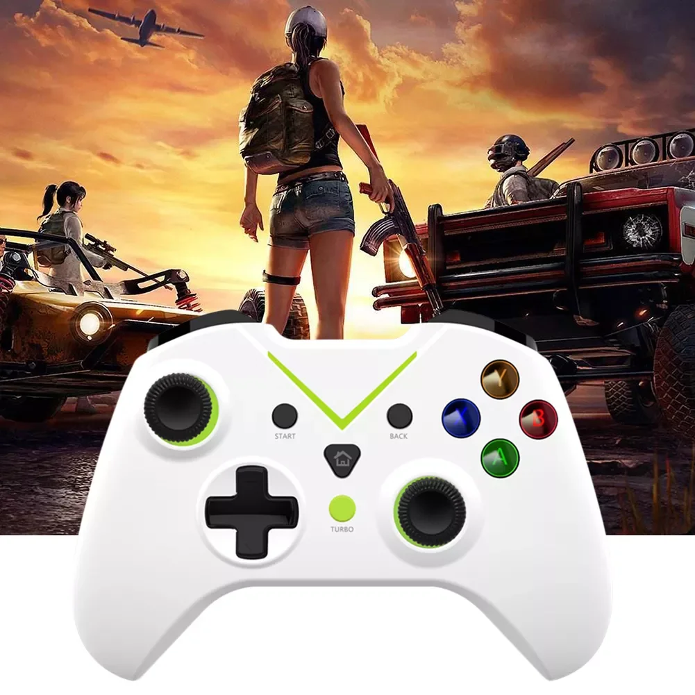 

Wireless Gamepad with Turbo Function Gaming Accessories for Xbox One Windows 10/8/7 Six Axis 2.4G Wireless Gamepad Controller