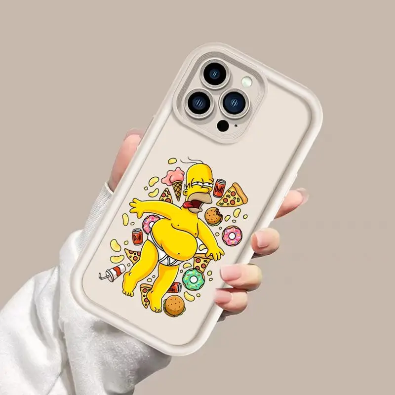Чехол Simpsons для iPhone 11 14 12 13 15 Pro Max 13Mini