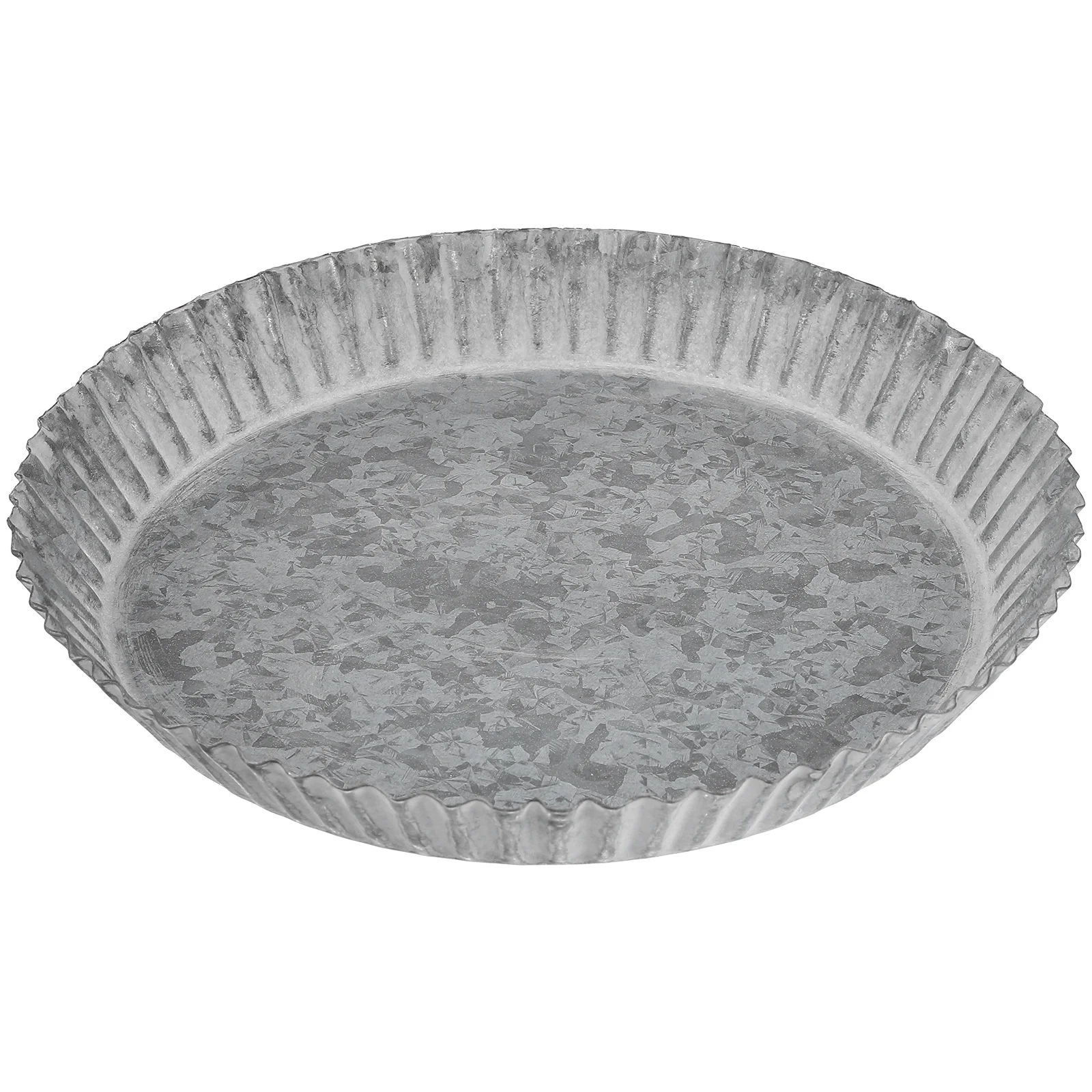 

Metal Plant Saucer Decorative Heavy Duty Tray Rustic Pot Planter Base Flower Pot Drip Water Trays Drainage Tray Planter