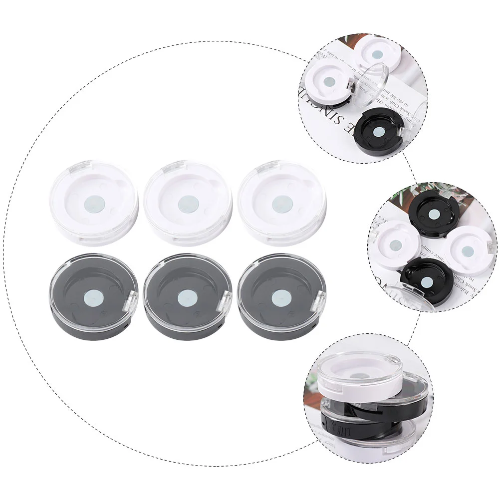 6 Pcs Eye Shadow Box Eyeshadow Container DIY Makeup Palette Magnetic Case Plastic