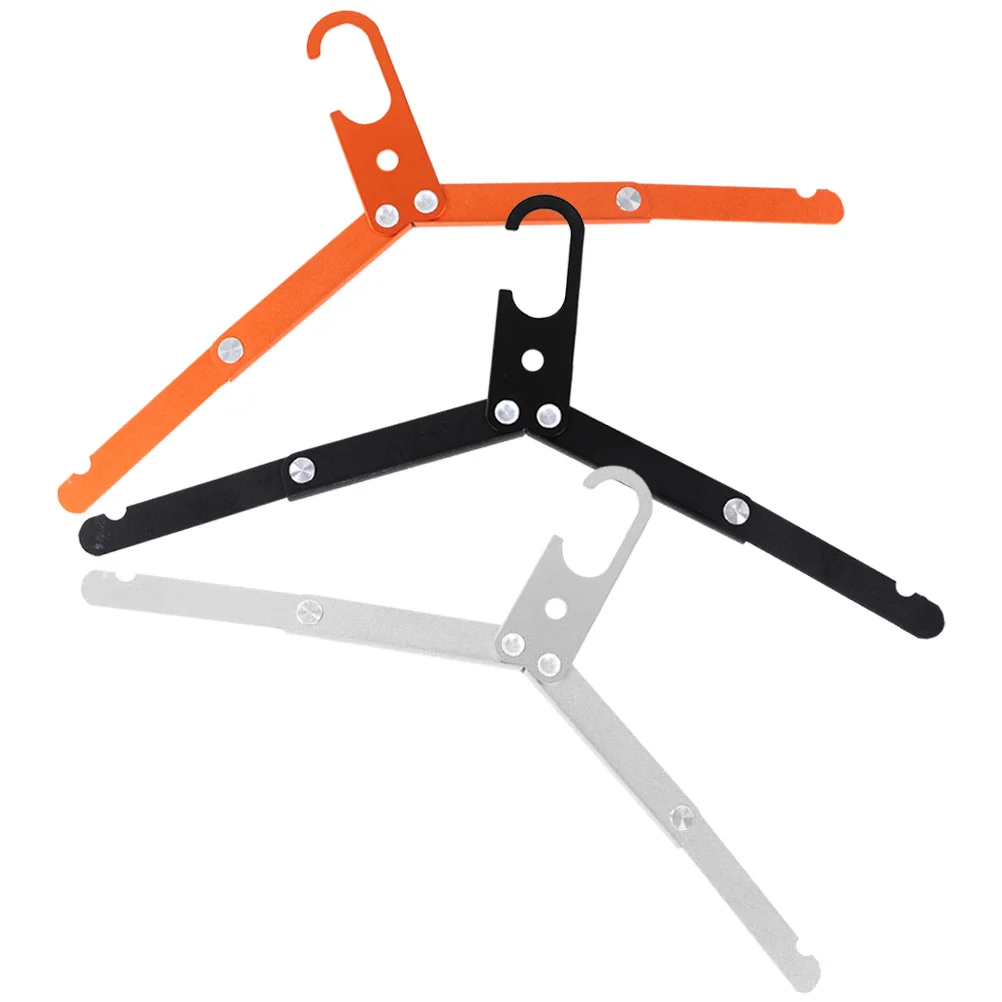 

Hangers Folding Pants Clothes Hanging Short Neck Metal Travel Coat Trousers Portable Closet Organizer Skirt